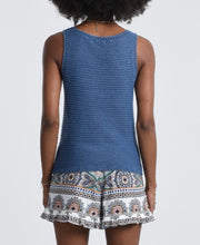 Load image into Gallery viewer, Sleeveless Sweater Tank in Blue
