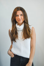 Load image into Gallery viewer, Sleeveless Turtleneck Sweater
