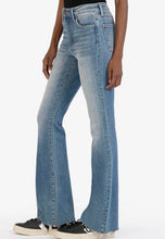 Load image into Gallery viewer, Ana High Rise Flare w/Raw Hem in Competent
