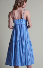 Load image into Gallery viewer, The Leora Dress in Blue Stripe
