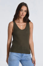 Load image into Gallery viewer, Sleeveless Sweater Tank in Olive
