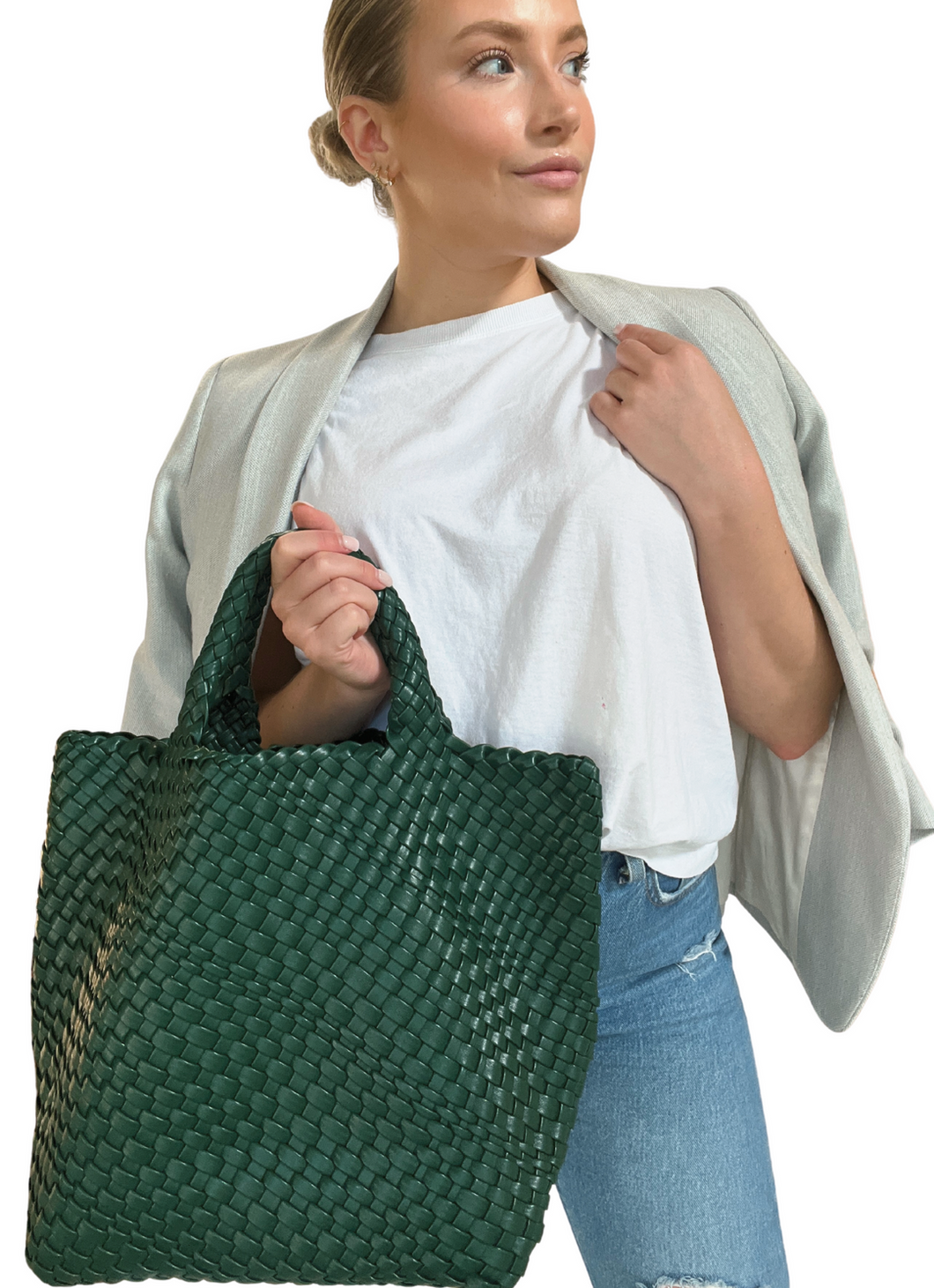 Molly Everyday Tote Bag in Emerald