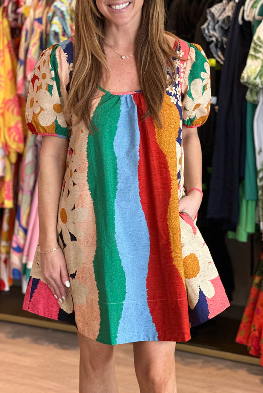 Fun Daisy Mini Dress