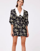 Load image into Gallery viewer, Floral Jacquard Collar Dress
