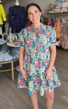 Load image into Gallery viewer, Sky Dress in Mint Floral
