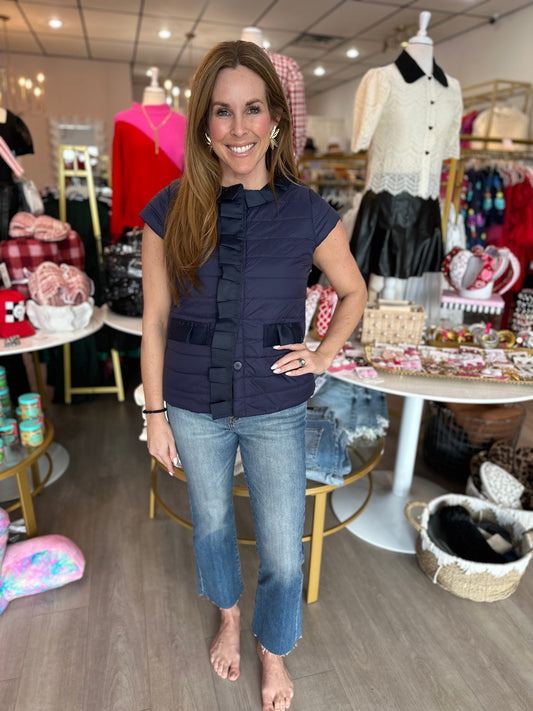 Grace Puffer in Navy