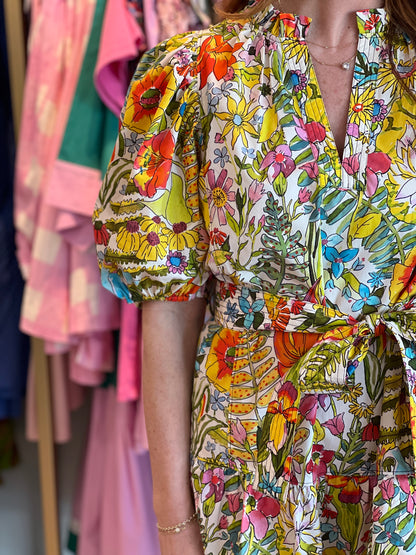 Clara Dress in Botanic