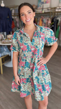 Load image into Gallery viewer, Sky Dress in Mint Floral
