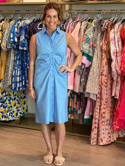The Ashley Dress in Blue