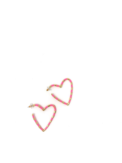 Heart Hoop Earring