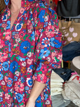 Load image into Gallery viewer, London Floral Ruffle Sleeve Dress
