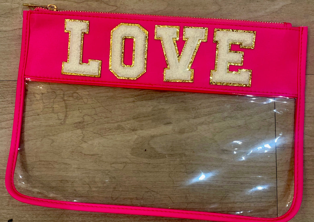 Clear Bag w/LOVE