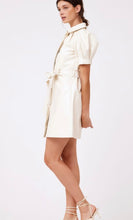 Load image into Gallery viewer, Vegan Leather Dress in Ivory

