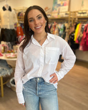 Load image into Gallery viewer, Carly White Button Down Top
