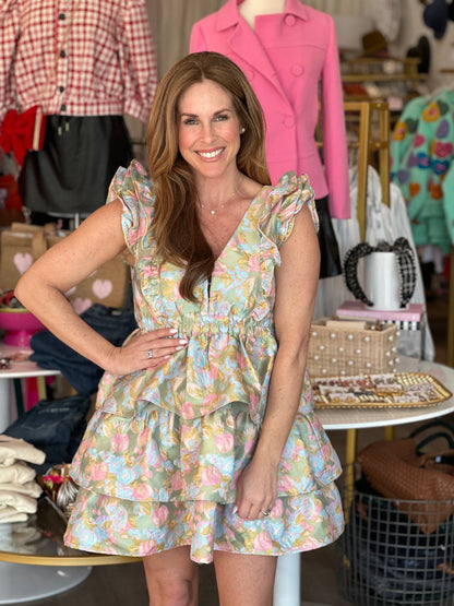 Hudson Dress in Chasing Rainbows