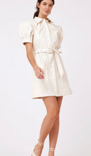 Load image into Gallery viewer, Vegan Leather Dress in Ivory

