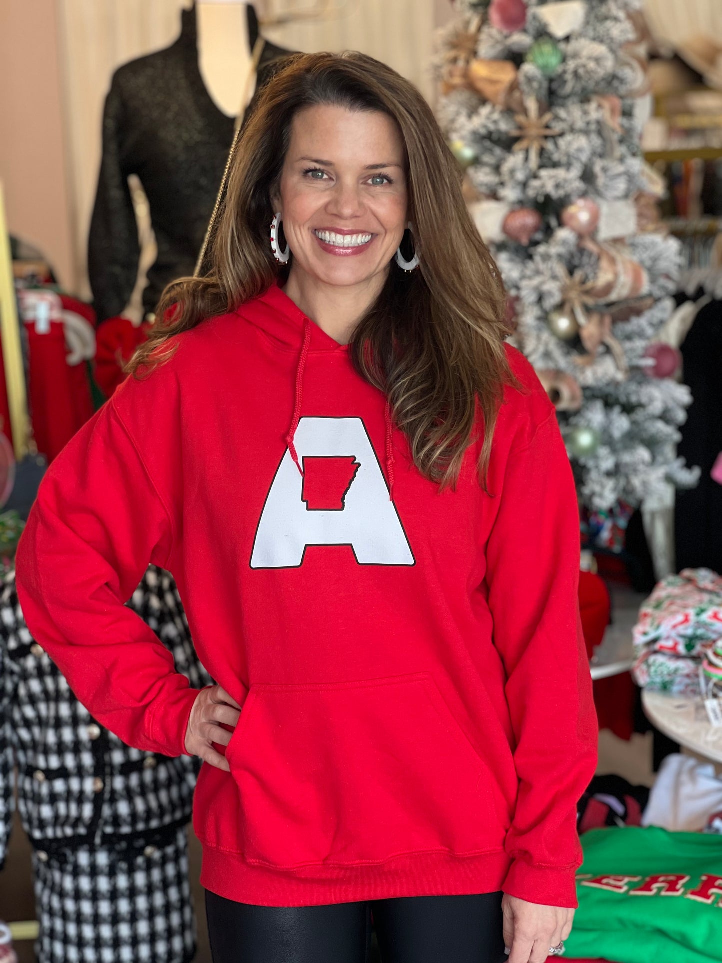 Red "A" Hoodie