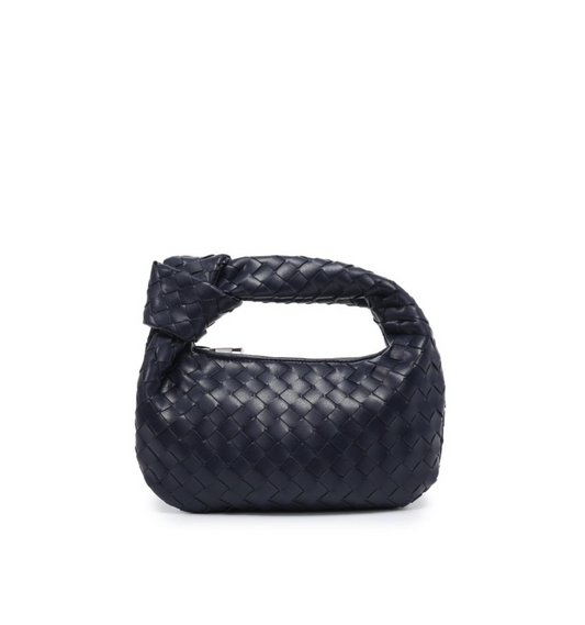 Braided Hattie Bag in Black