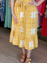 Load image into Gallery viewer, Marigold Medallion Skirt
