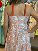 Load image into Gallery viewer, Lola High Low Dress in Paisley Orange
