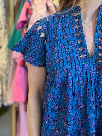 Paola Dress in Royal Blue
