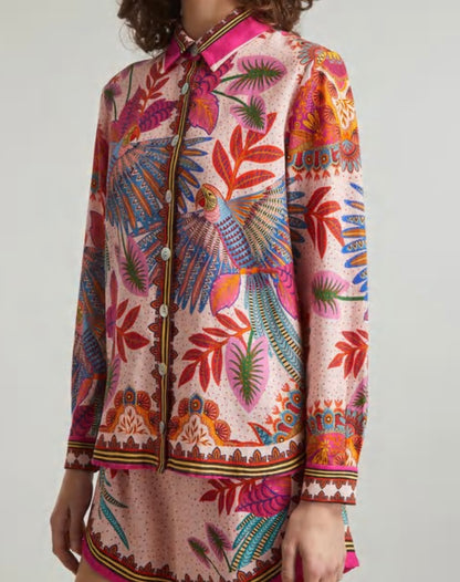Macaw Scarf Shirt