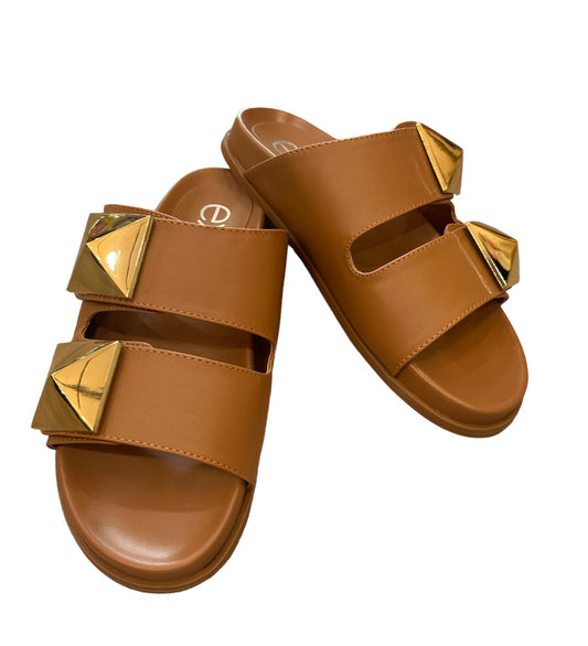 Josie Slide in Tan