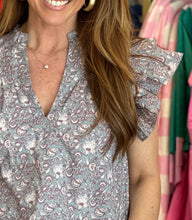 Load image into Gallery viewer, Opal Shirt in Indigo Rose

