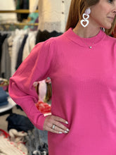 Load image into Gallery viewer, Candy Pink Sweater Dress
