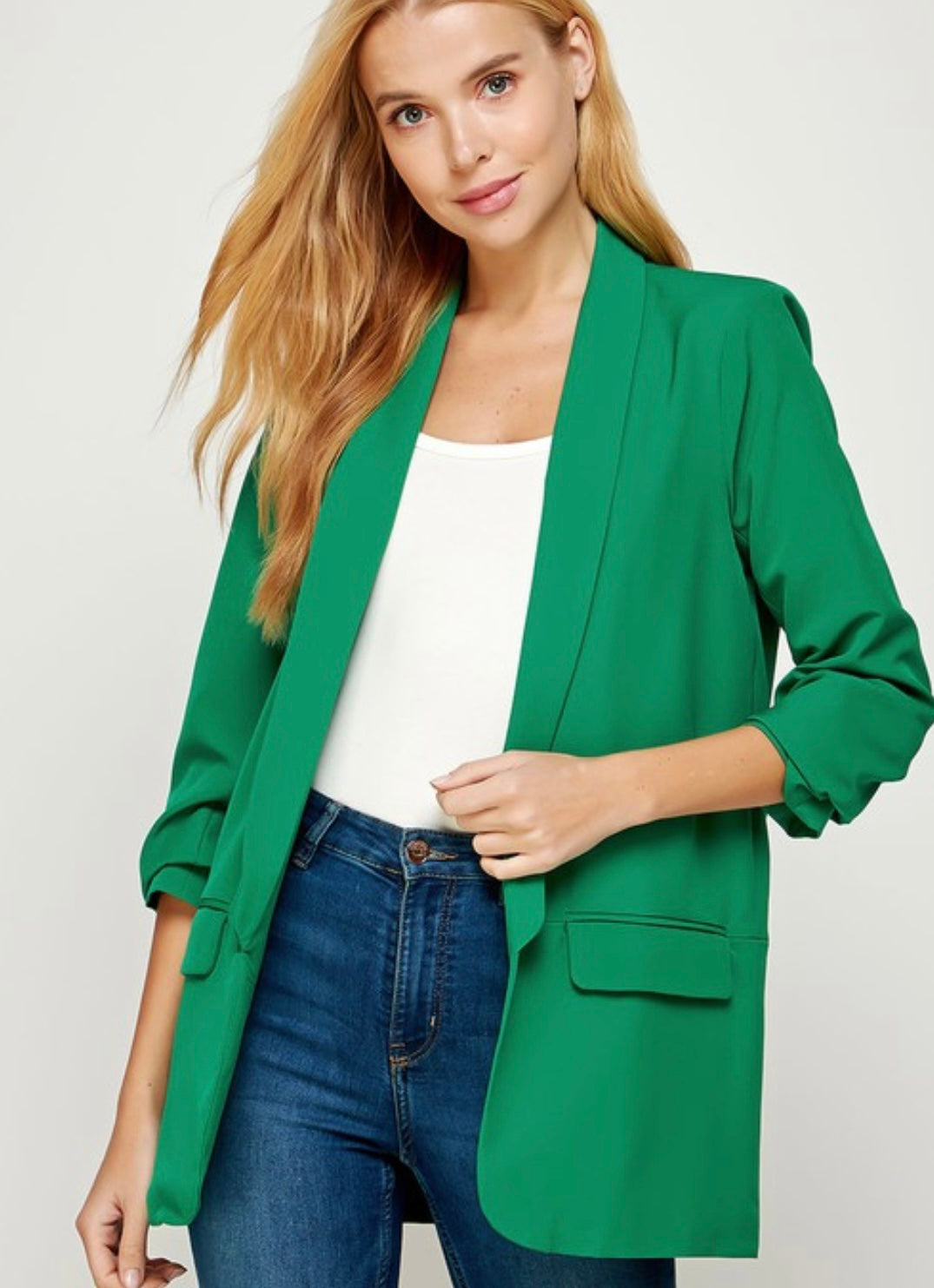 Emerald Boyfriend Blazer