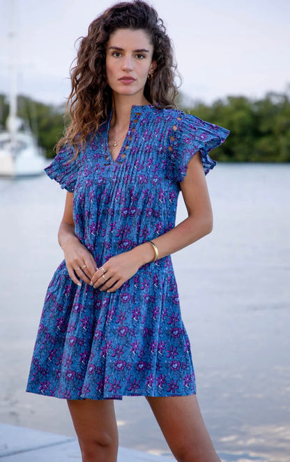 Paola Dress in Royal Blue