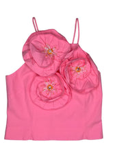 Load image into Gallery viewer, Tanya Flower Top in Pink Poplin
