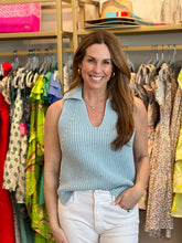 Load image into Gallery viewer, Anna Knit Top in Baby Blue
