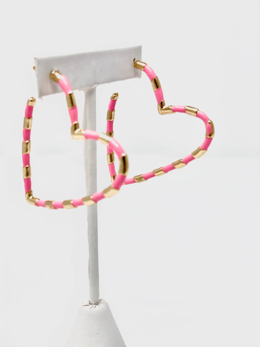 Heart Hoop Earring