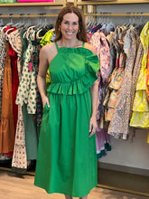 Load image into Gallery viewer, Genevieve Dress in Bright Fern
