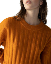 Load image into Gallery viewer, Cozy Ribbed Sweater in Pumpkin
