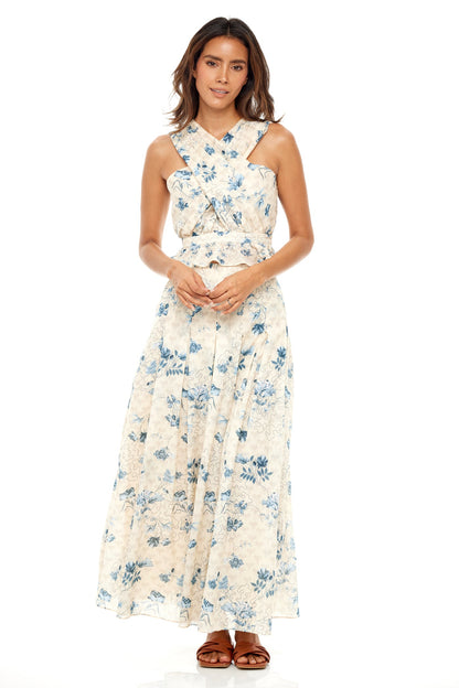 Colleen Blouse in Royal Garden