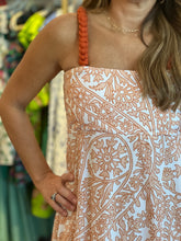Load image into Gallery viewer, Lola High Low Dress in Paisley Orange
