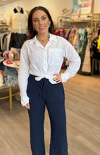 Load image into Gallery viewer, Carly White Button Down Top

