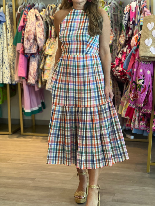 Chrisley Dress in Plaid