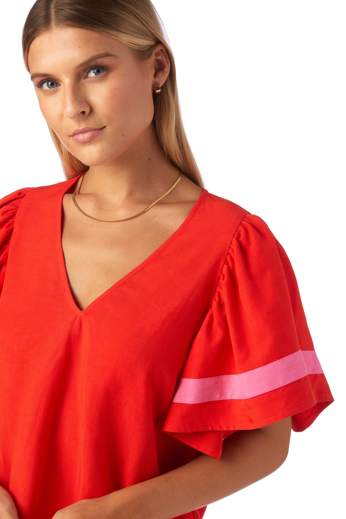 Bettina Top in Cherry