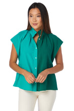 Load image into Gallery viewer, Billie Blouse in Turquoise/Teal
