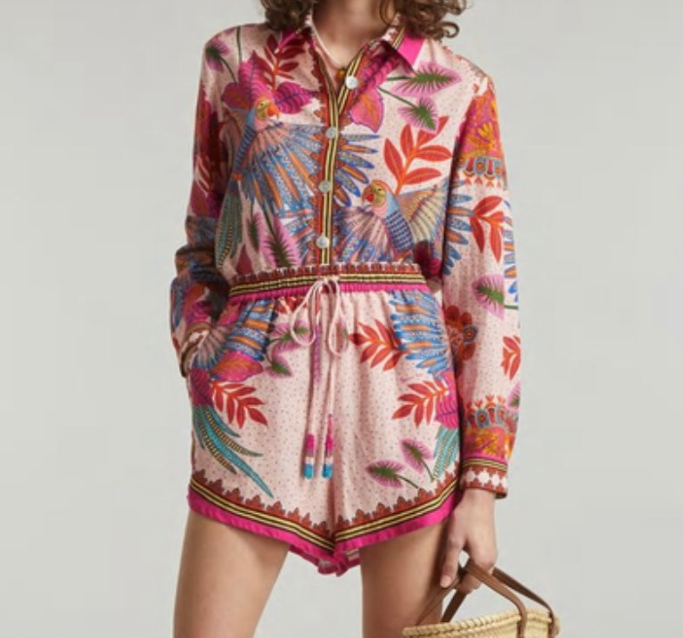 Macaw Scarf Shirt