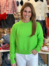 Load image into Gallery viewer, Lime Crew Neck Sweater
