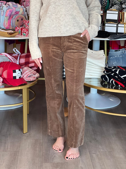 Chestnut Front Seam Pant