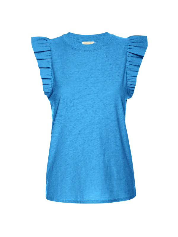 Paulette Tank in Lapis