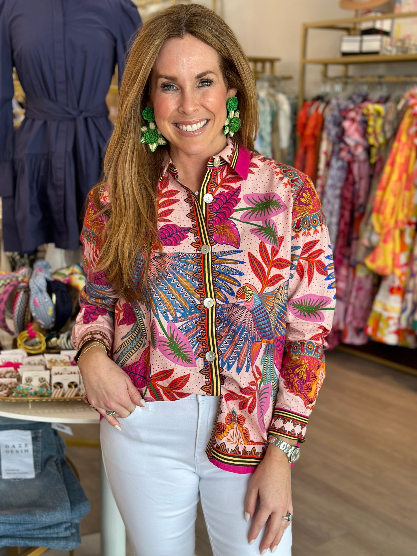 Macaw Scarf Shirt