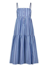 Load image into Gallery viewer, The Leora Dress in Blue Stripe
