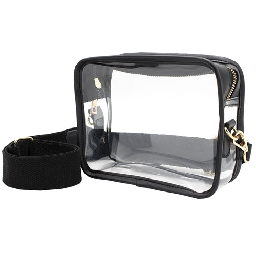 Camera Clear Crossbody w/Black