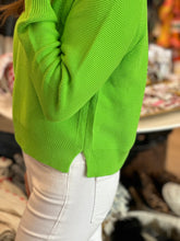 Load image into Gallery viewer, Lime Crew Neck Sweater

